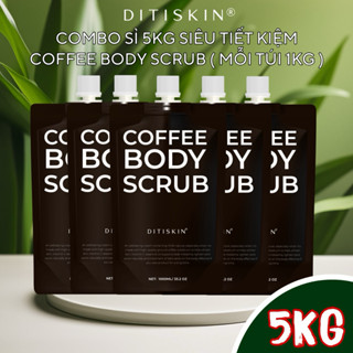 SỈ 5KG TẨY TẾ BÀO CHẾT CAFE TOÀN THÂN COFFEE BODY SCRUB DITISKIN PHIÊN BẢN MỚI DÀNH CHO BODY VÀ MẶT