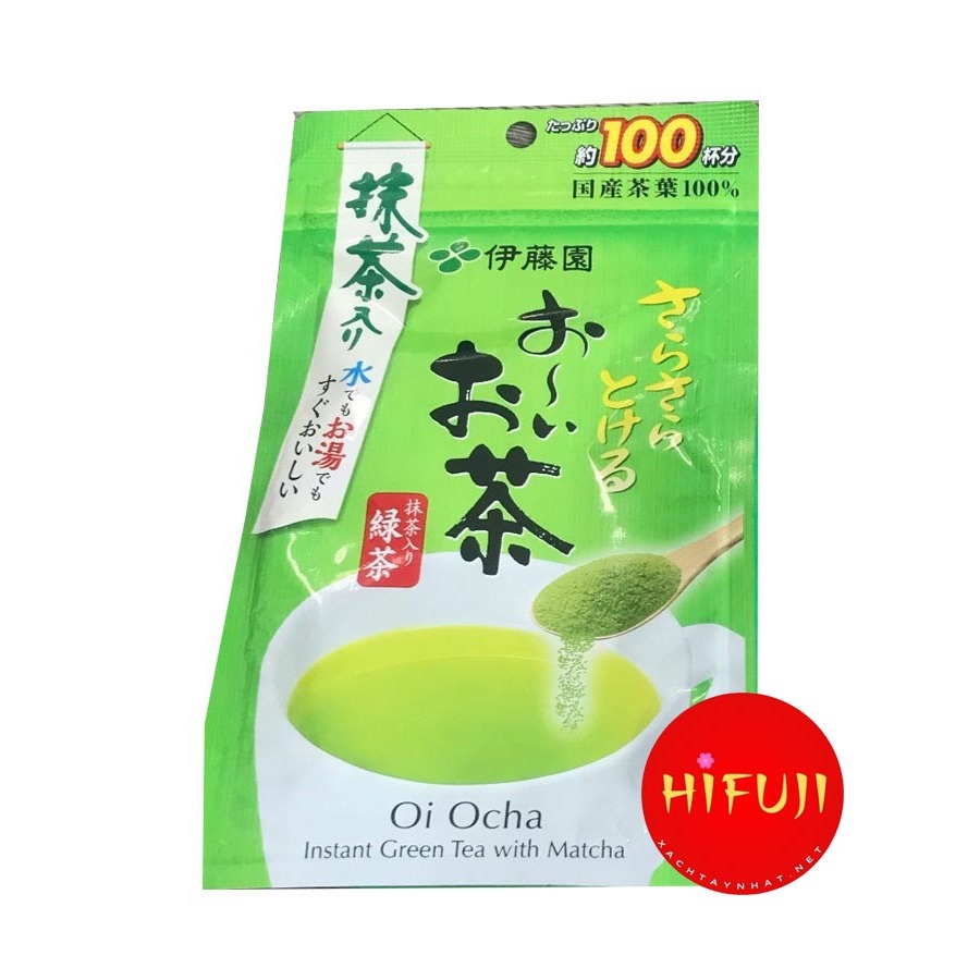 Bột Trà matcha, trà xanh matcha Oi Ocha nguyên chất Nhật Bản