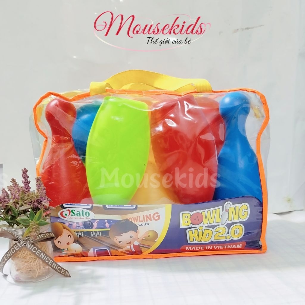 BỘ ĐỒ CHƠI BOWLING KID CHO BÉ - Bowling loại lớn [Hàng Việt Nam]