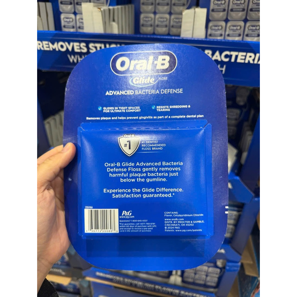 Chỉ Nha Khoa GLIDE (ORAL -B ) hộp 44m ( có tách bán lẻ) mẫu mới