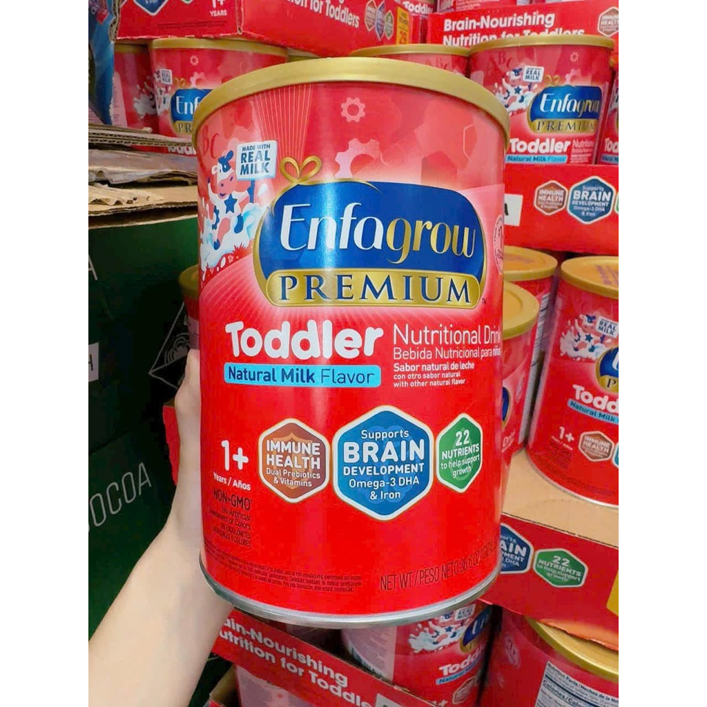 [5/26]Sữa bột Enfagrow Premium Toddler 1+ hộp 1.04kg (Enfagrow Natural) - hàng Mỹ (lâm và nhím)