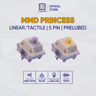 MMD Princess V4 Linear 53g Tactile 60g công tắc bàn phím cơ lò xo 2 tầng - Thụt Phím Store