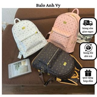 balo đi học họa tiết cún xinh phong cách hót trend mới nhất bản da PU mềm đẹp