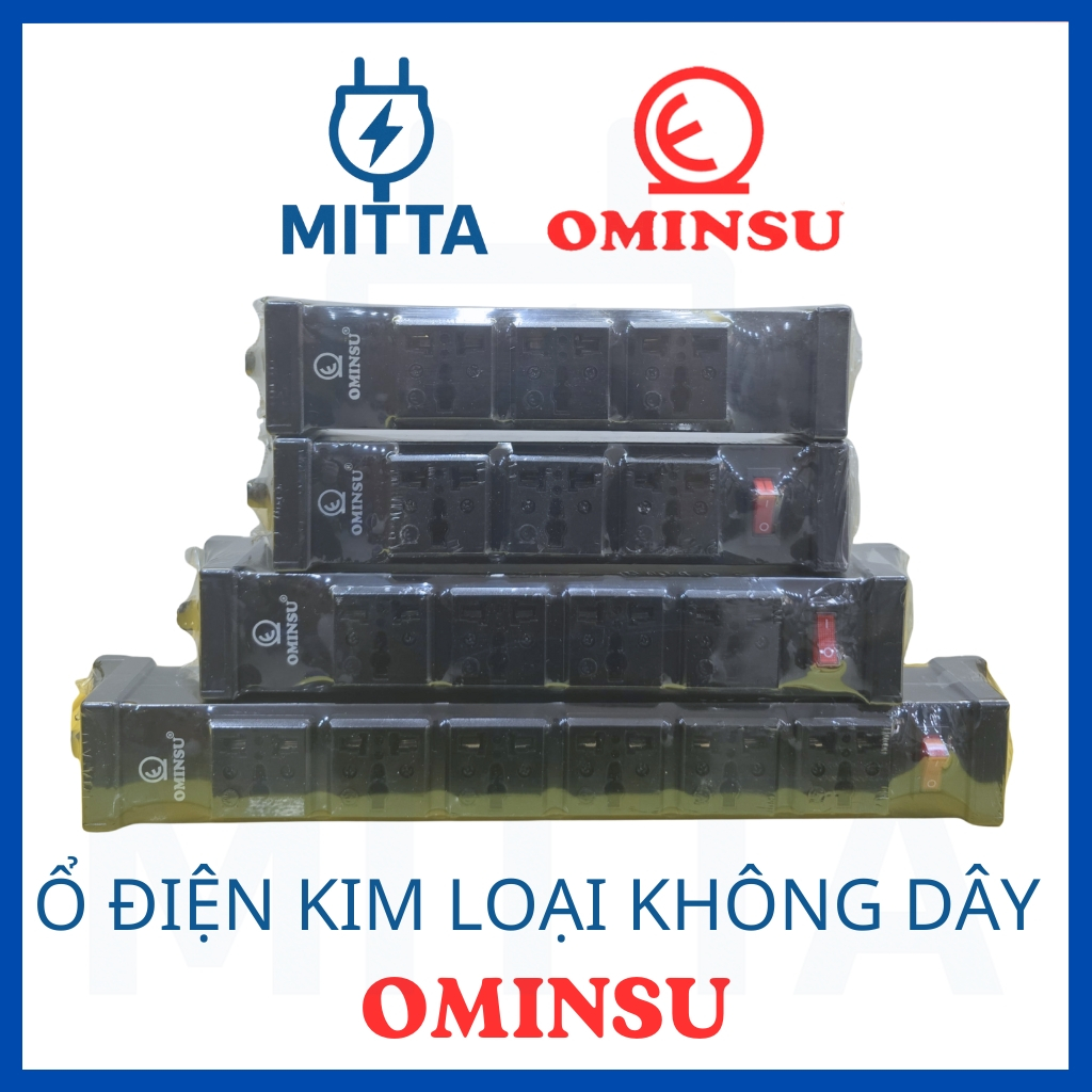 Ổ cắm điện không dây Ominsu kim loại - MITTA