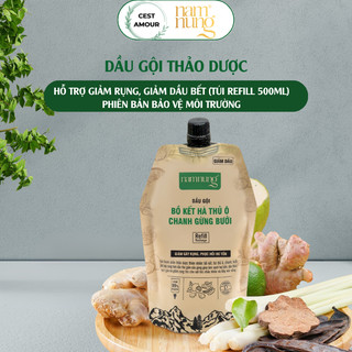  Túi Refill Dầu Gội Kiềm Dầu Thảo Dược Bồ Kết Hà Thủ Ô NAMNUNG Nam Nung Giảm Gàu Rụng Giảm Bết Tóc 