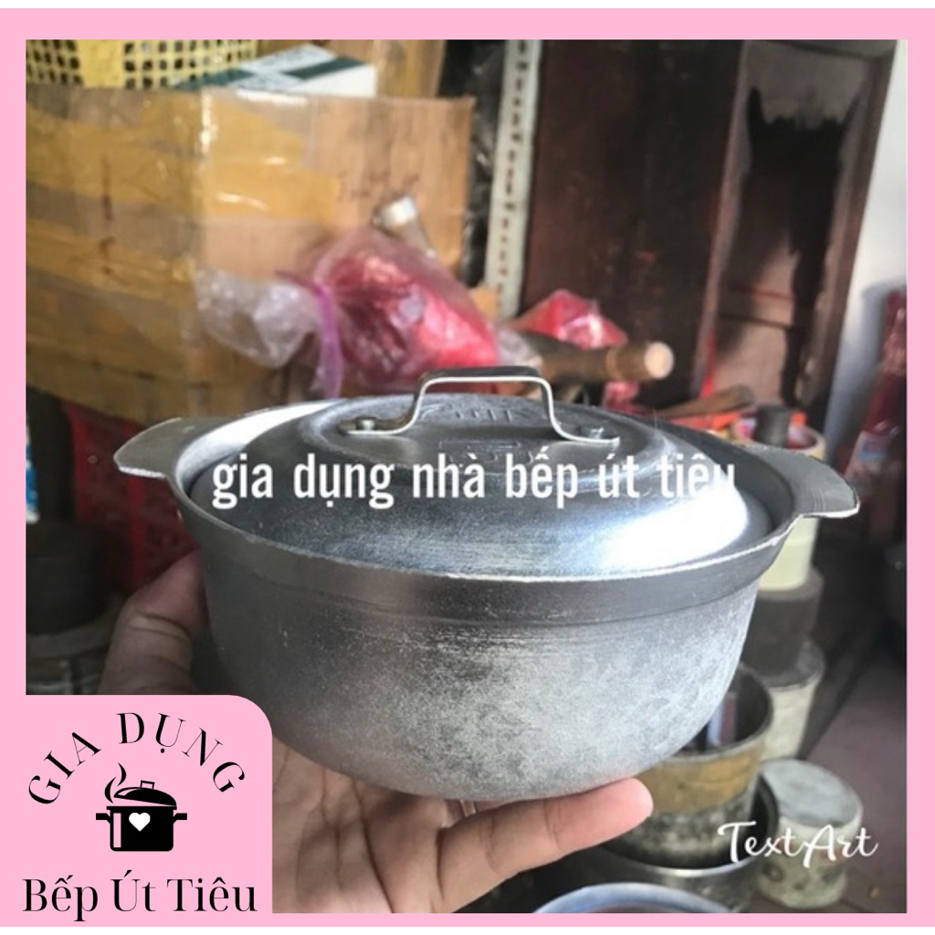 Nồi gang sâu kho thịt cá 4 size