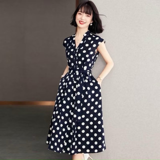 ĐẦM XÒE VINTAGE BI TRẮNG ĐEN