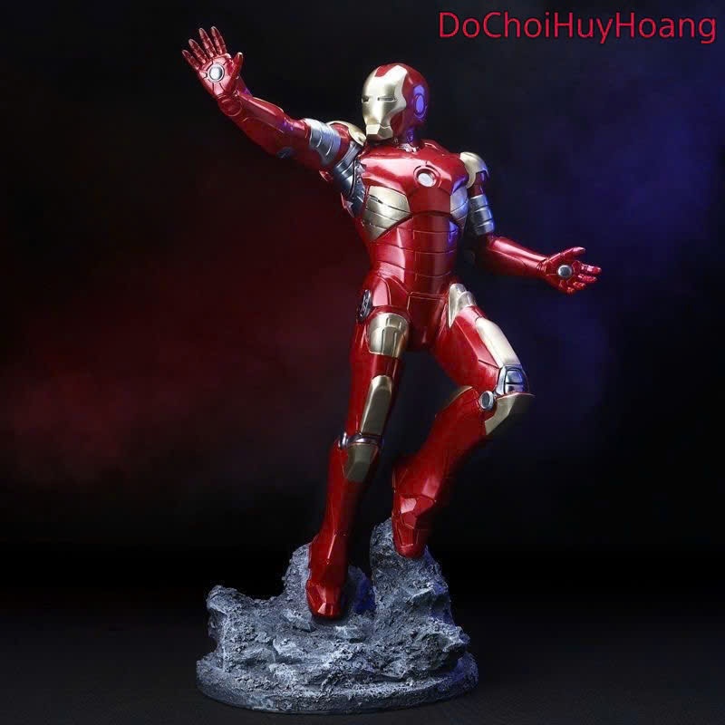Mô Hình tượng nhân vật Ironman người sắt cao 50cm