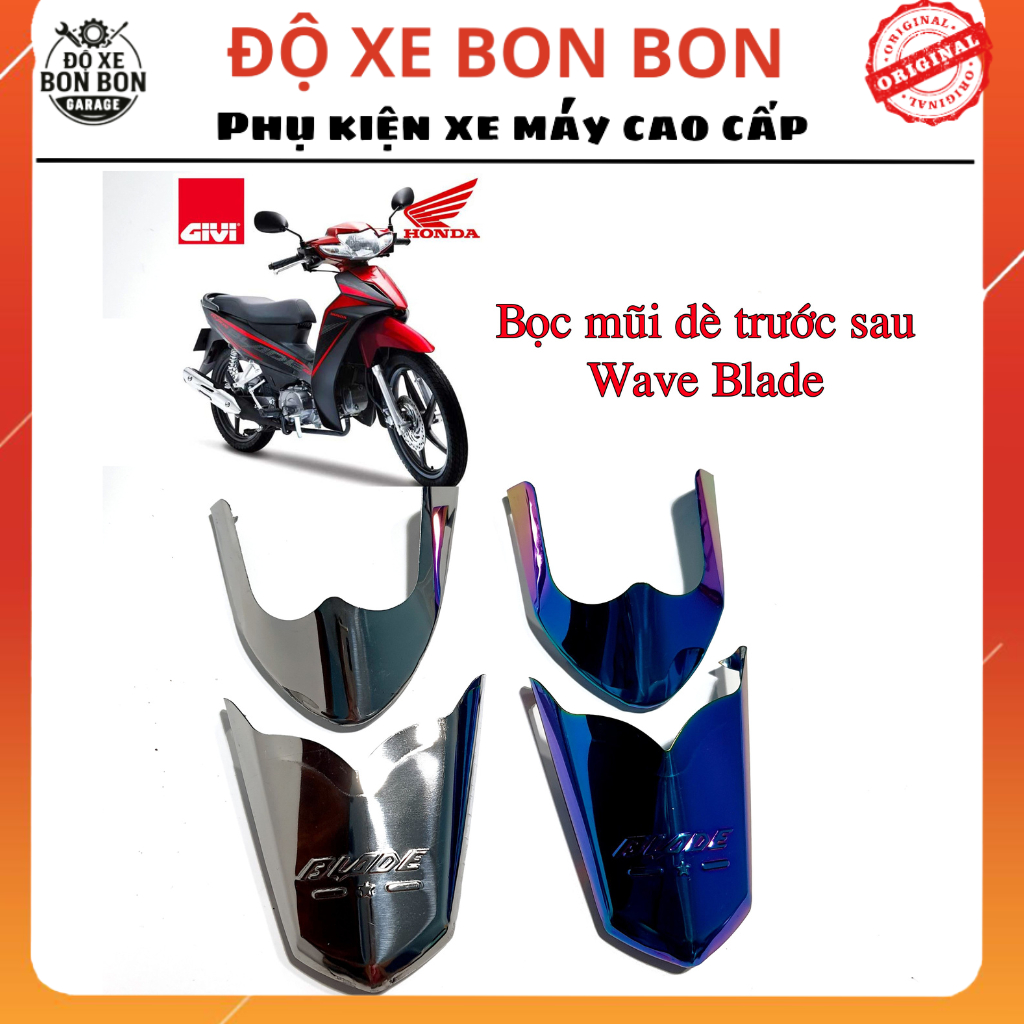 Ốp Mũi Dè Trước Sau Wave Blade