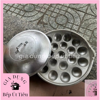 Khuôn bánh căn, bánh khọt gang 20 bánh nặng 1.8kg