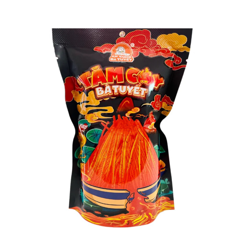 Bim Bim Tăm Cay Bà Tuyết , Snack Cay Cay Việt Nam Gói 30g Thơm Ngon