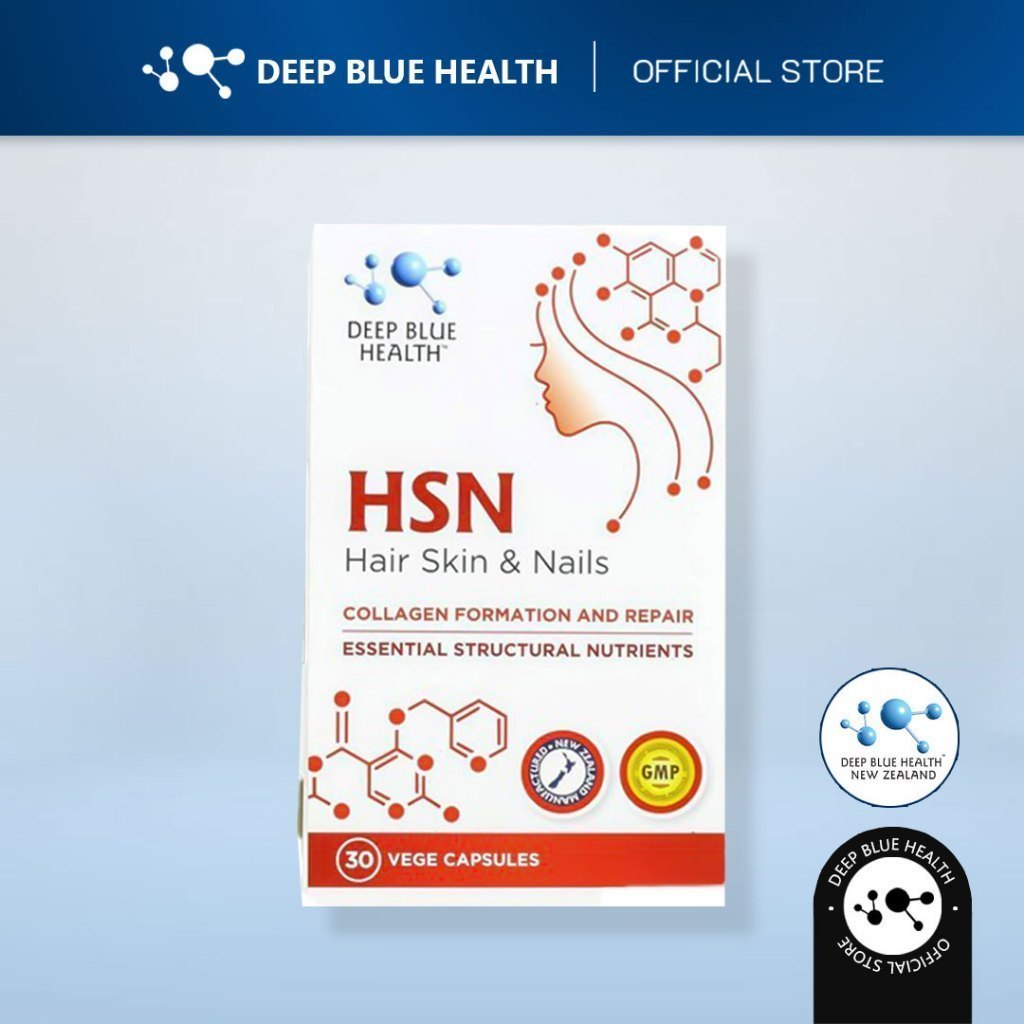 Viên Uống Hỗ Trợ Giảm Mụn Dưỡng Tóc Móng Deep Blue Health HSN 30 Viên 