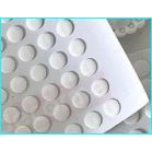 vỉ 100 keo tròn 1cm trong suốt dày 1mm