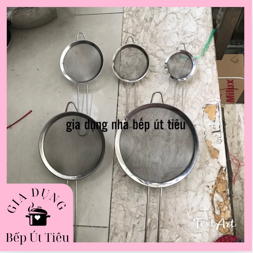 Vợt Rây cháo, rây bột siêu mịn ( 8cm->26cm)