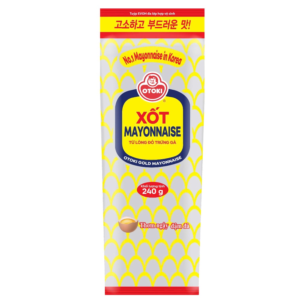 Cập nhật bao bì mới Otoki - Xốt mayonnaise Ottogi