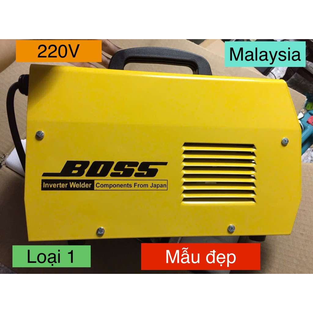 Máy hàn điện tử 🌈 FREESHIP🌈 Tặng Bó 20 que Máy Hàn điện tử BOSS ZX7-200G INVERTER model mới cao cấp