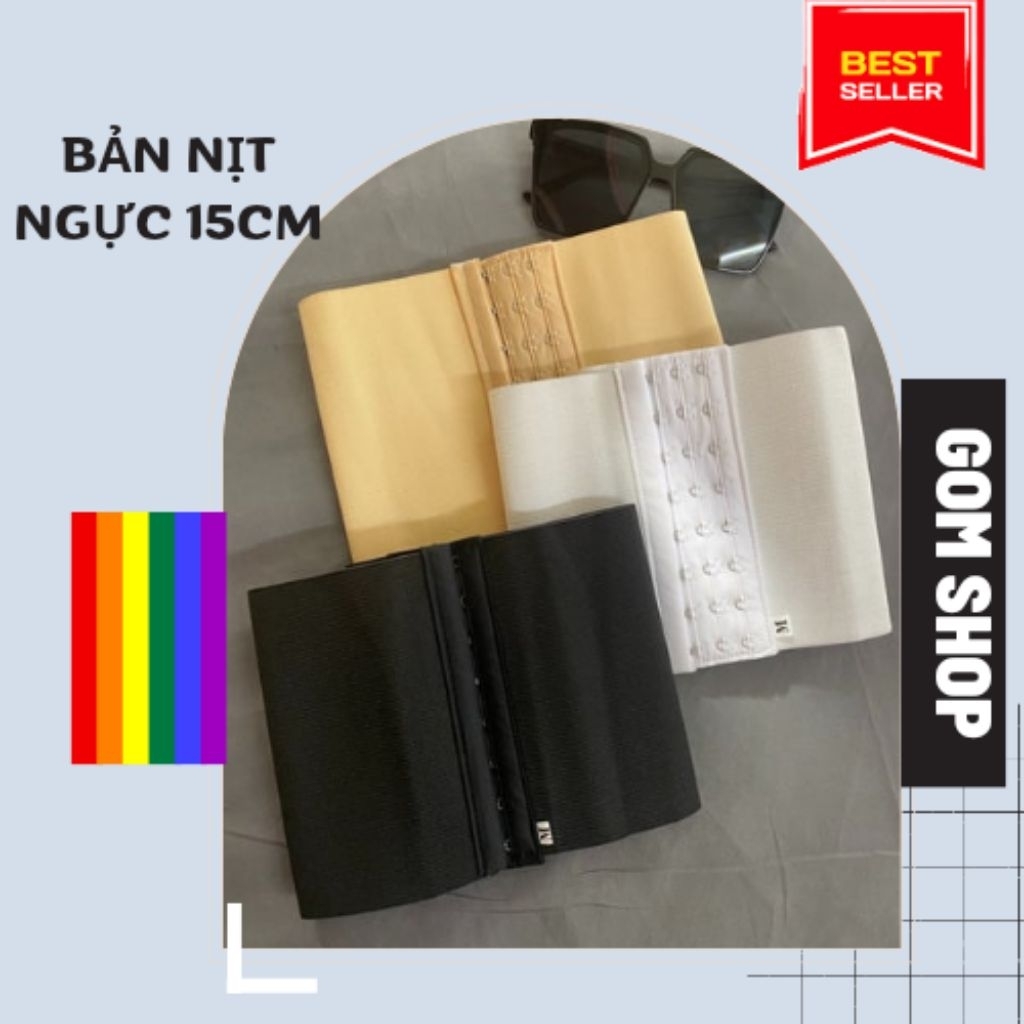 Áo nịt ngực tomboy - loại bản ngang 13-15-20cm