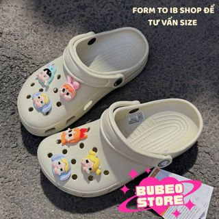 Dép Sục Nam Nữ  Đế Thấp Chống Trơn Trượt Tặng Kèm Charm Crybaby Power
