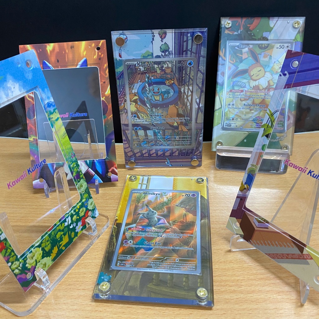 Extended Art Case for trading card Pokemon - Khung thiết kế bảo vệ thẻ bài bằng đinh vít và nam châm 