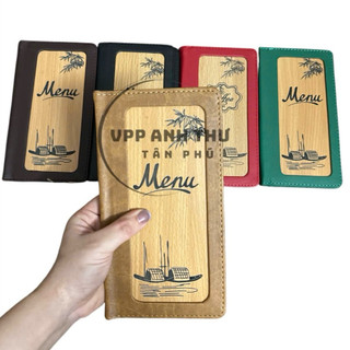 CUỐN BÌA MENU SIZE NHỎ 10/20 LÁ 2312 ( 12x23cm )