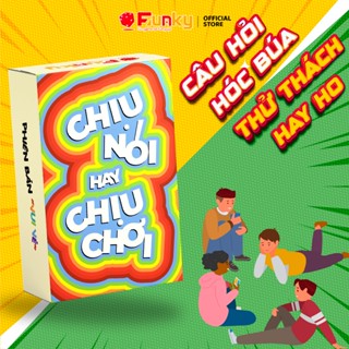 Bộ bài Chịu Nói Hay Chịu Chơi Phiên bản "Vui Vẻ", Drinking Game Truth Or Dare Cực Vui Nhộn Với Bạn Bè Thương Hiệu Funky