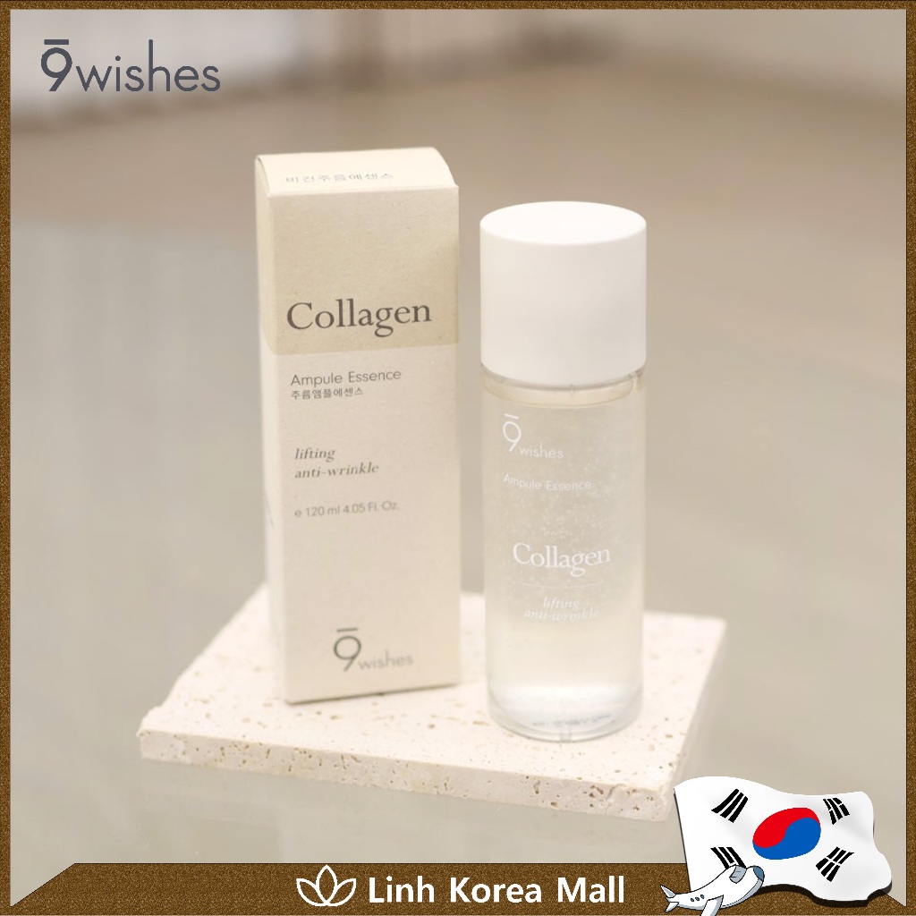[9wishes] Tinh chất collagen thuần chay 9wishes Vegan Collagen Ampoule Essence 120mL