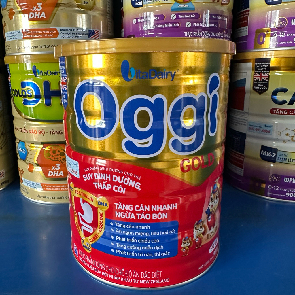 Sữa bột  OGGI Suy Dinh Dưỡng Gold 900g - S