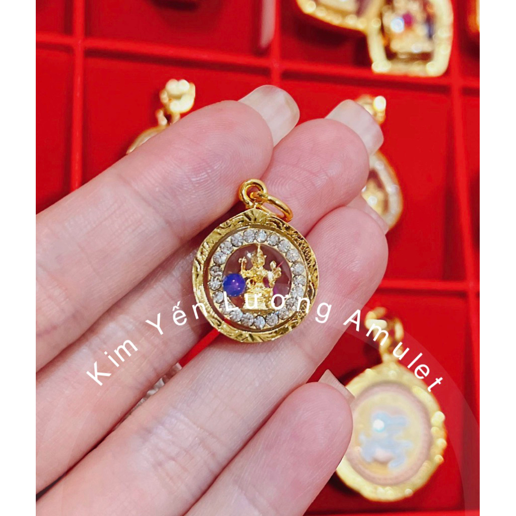 🎀 MẶT PHẬT TỨ DIỆN ĐÍNH HẠT CHÙA WATTRAIMIT THÁI LAN 🎀