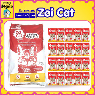Zoi Cat / Cat Licious / Cat TA ( 1kg x 20 gói ) Thức ăn hạt cho mèo trưởng thành __ Bao 20kg _