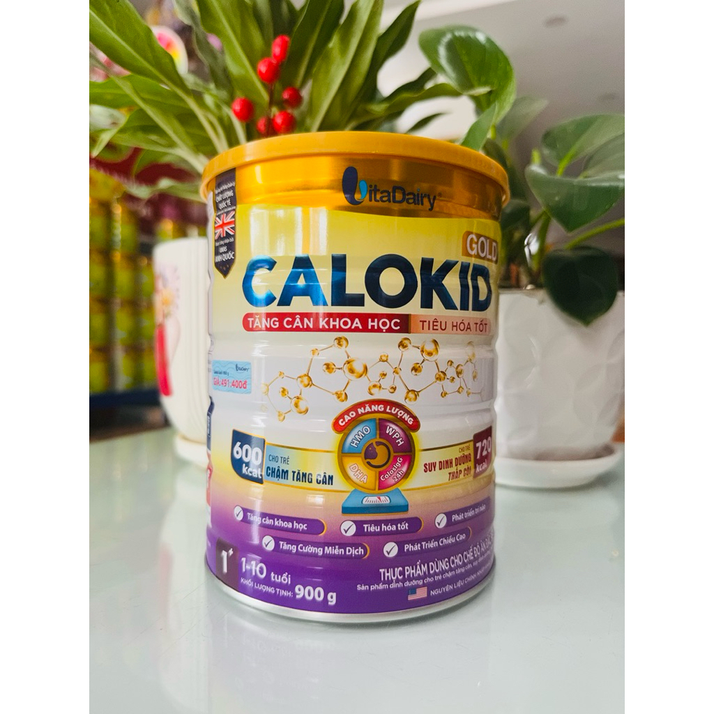 sữa bột Calokid của Vitadairy lon  900gram