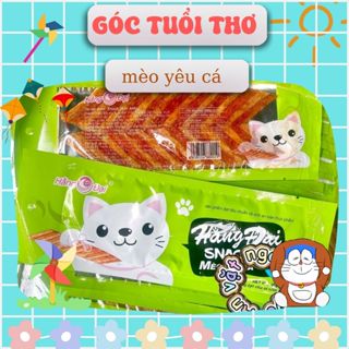 Combo 10 gói Snack Hằng Đại mèo yêu cá bim bim cay Hằng Đại 