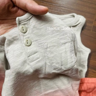 [THANH LÝ]- Bộ Jumpsuit đùi  màu ombre size 0/3m-18/24m