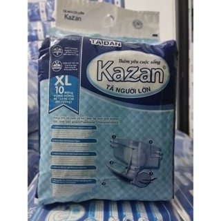 Tã Dán KAZAN người già 20 miếng size L, XL dưới 100kg bỉm siêu thấm hút chống tràn, xô tả vón cục