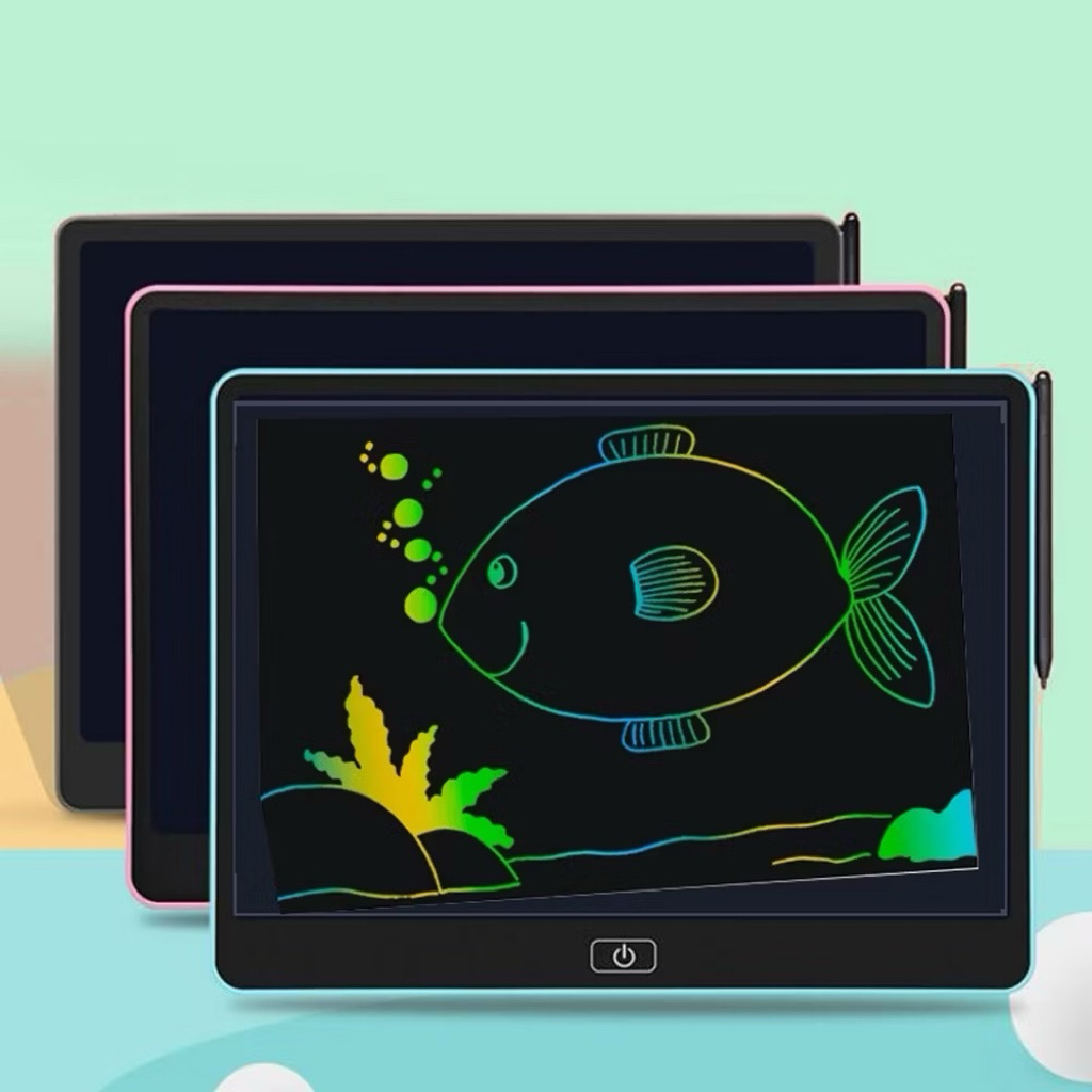 Bảng Tự Xóa, Bảng Vẽ Điện Tử Thông Minh 16inch Dùng Trong Học Tập Cho Bé Thỏa Sức Sáng Tạo