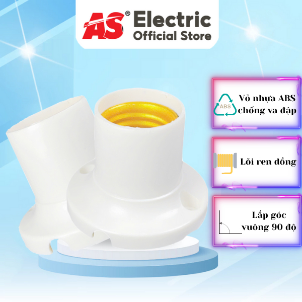 [ASE] Combo 5 Đuôi Đa Năng Đuôi Ngồi Đuôi Vát Nghiêng Đuôi Kín Nước Đuôi Xoáy Treo Đuôi Đèn E27