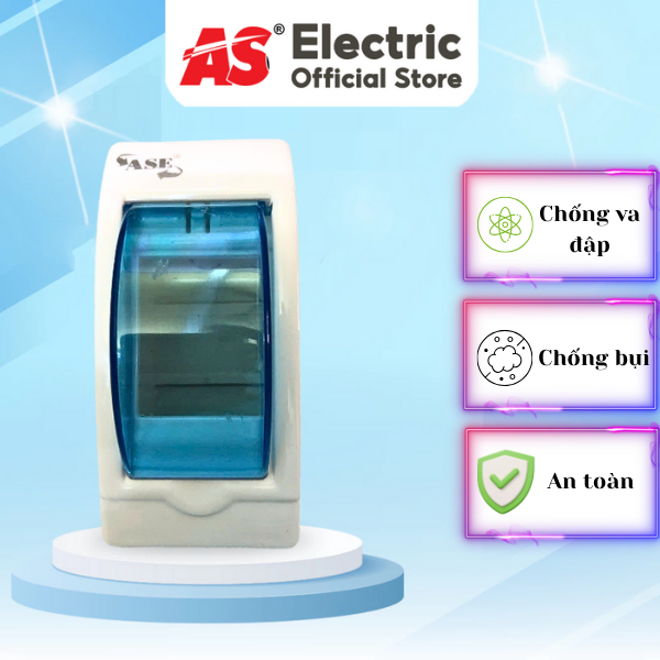 Combo 5 Tủ Điện Nhựa- Hộp Nhựa Nổi-Hộp Bảo Vệ CB Và MCB 2 Pha 3 Pha Có Nắp Che