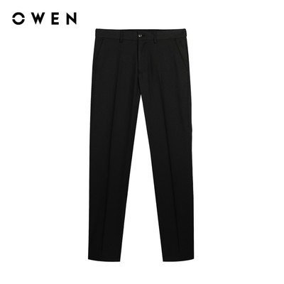 Owen - Quần tây J-Form QTJ252464 màu Đen chất liệu Smart polyester