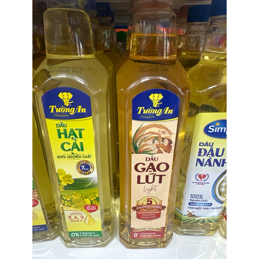 Dầu gạo lứt Tường An 1L