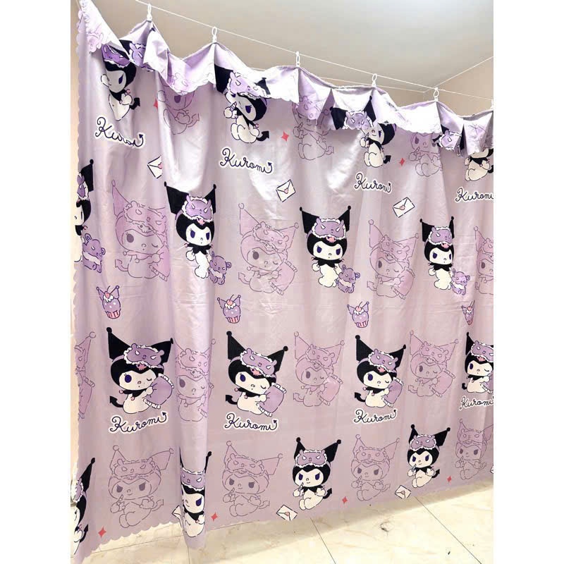 RIDO Rèm Cửa ngăn phòng che nắng phòng ngủ có móc treo nhiều họa tiết