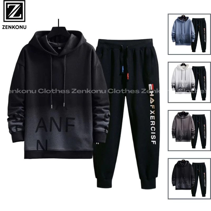  Bộ Đồ Áo Nỉ Nam Thu Đông Dài Tay Hoodie Loang Màu Quần Jogger Bo Gấu Thời Trang Zenkonu TOP 283 + QUAN 069 