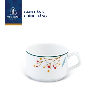Tách Trà, Dĩa Lót Sứ Minh Long - Jasmine - Quả Đầu Mùa