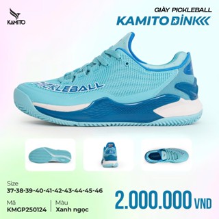 Giày Pickleball Kamito Dink Đế Cao Su Bám Sân Chống Trơn Trượt, Đệm Lót Êm Ái