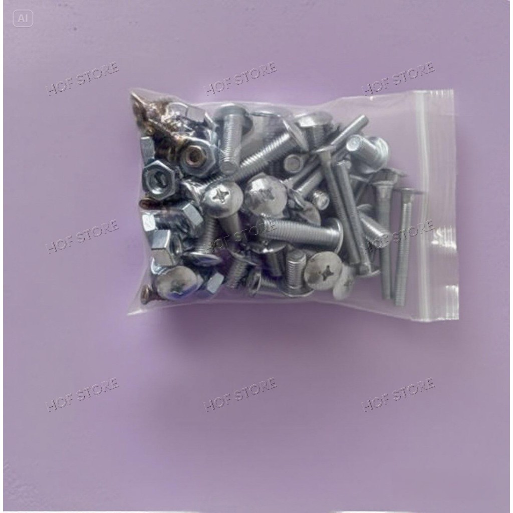Kệ Sắt -Phụ kiện ốc vít lắp ráp kệ sắt đa năng – Tăng độ ổn định cho kệ