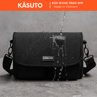Túi Đeo Chéo Nam Nữ KASUTO BRAND ALEX Messenger Nhiều Ngăn Vải Canvas Thời Trang Unisex Chống Nước