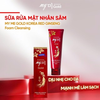 [Korea Red Ginseng] Sữa rửa mặt nhân sâm đỏ My Gold Korea Red Ginseng Foam Cleanser 130ml