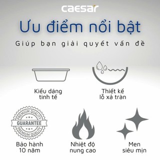 Chậu Rửa Lavabo Âm Bàn L5113 - CAESAR (Hàng Chính Hãng)