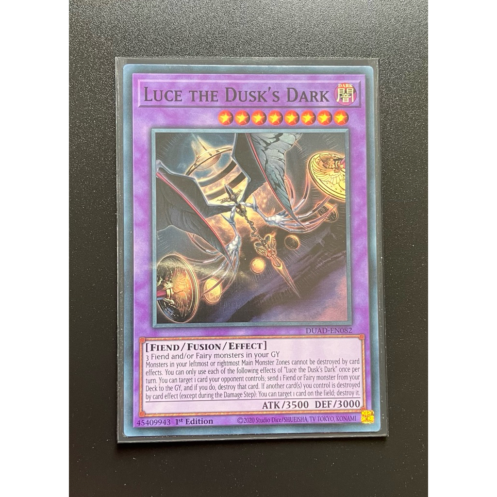 YMS - [Thẻ bài Yugioh] - [TCG-UK] - DUAD-EN082 - Luce the Dusk's Dark - Super Rare 1st Edition