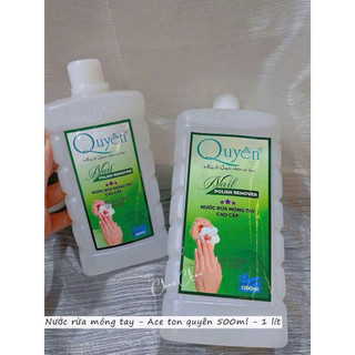 Axiton Quyên 500ml( Acetone nước rửa móng,nước ủ phá sơn gel Acetone)  - Hoangquy.233