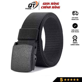 Thắt lưng vải dù nam khóa nhựa ABS siêu bền, dây nịt nam thể thao giá rẻ thích hợp dùng thường ngày