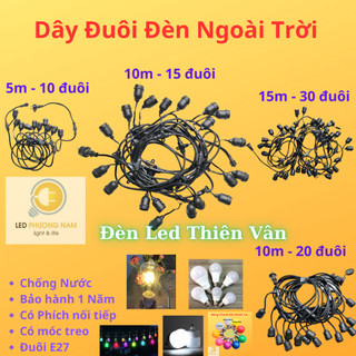[COMBO 2 Bóng]  Bóng led BULB trang trí Trắng - Vàng, Đuôi E27 Tiện Dụng, Chống Nước, Tiết Kiệm Điện